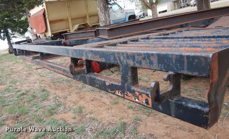 image for item DK0858 Shop built  windrower trailer