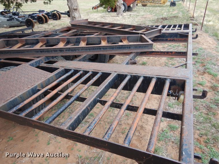 image for item DK0858 Shop built  windrower trailer