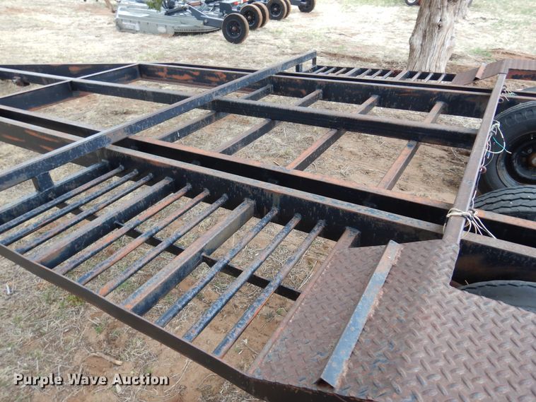 image for item DK0858 Shop built  windrower trailer