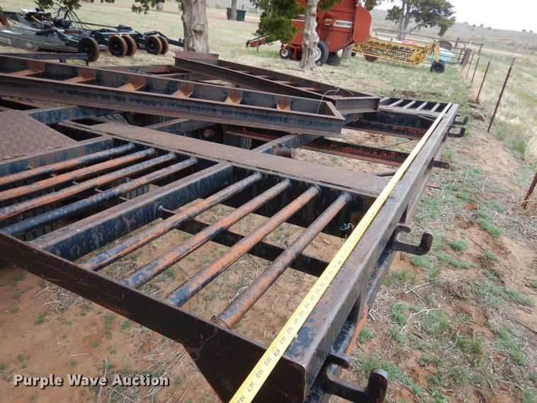 image for item DK0858 Shop built  windrower trailer