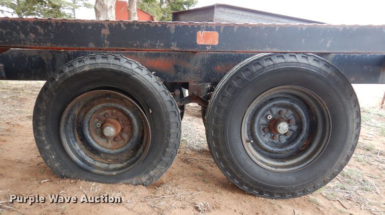 image for item DK0858 Shop built  windrower trailer