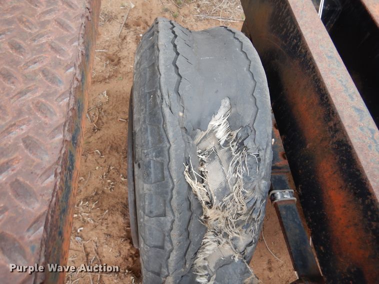 image for item DK0858 Shop built  windrower trailer