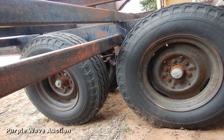 image for item DK0858 Shop built  windrower trailer
