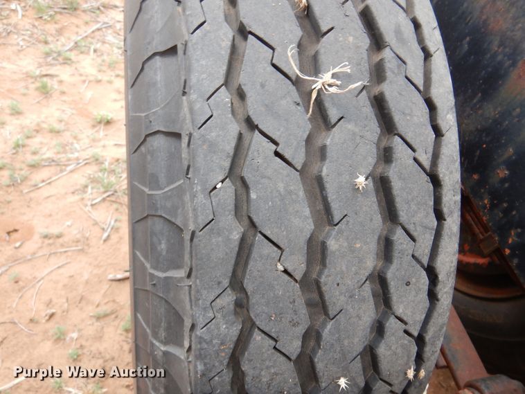 image for item DK0858 Shop built  windrower trailer