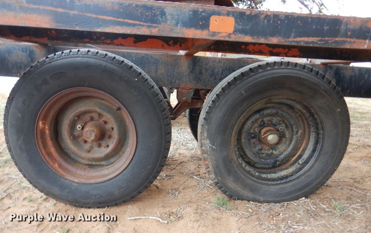 image for item DK0858 Shop built  windrower trailer