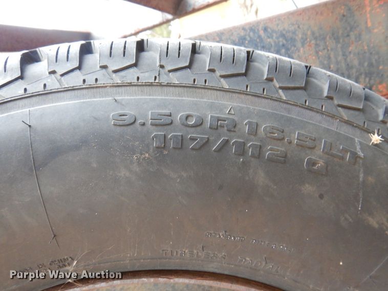 image for item DK0858 Shop built  windrower trailer