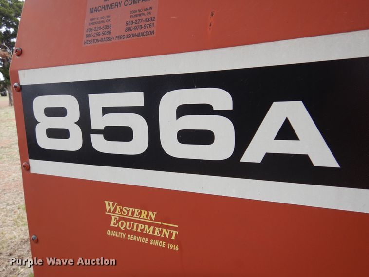 image for item DK0859 Hesston 856A  round baler