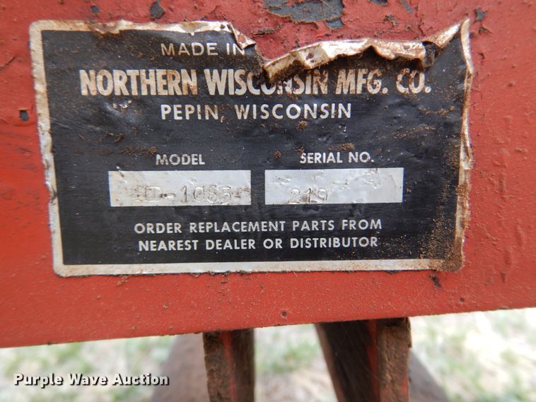 image for item DK0864 Northern Wisconsin HD-1065  spike tooth harrow