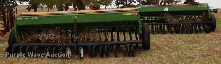 image for item DK0865 (2) John Deere 8300 grain drills