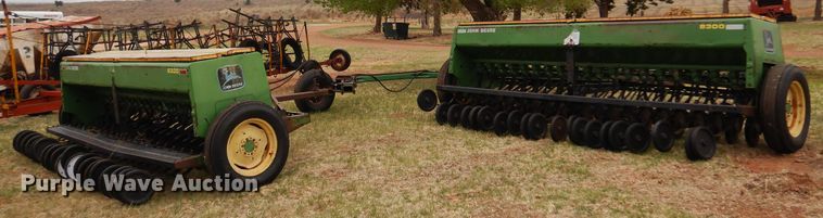 image for item DK0865 (2) John Deere 8300 grain drills