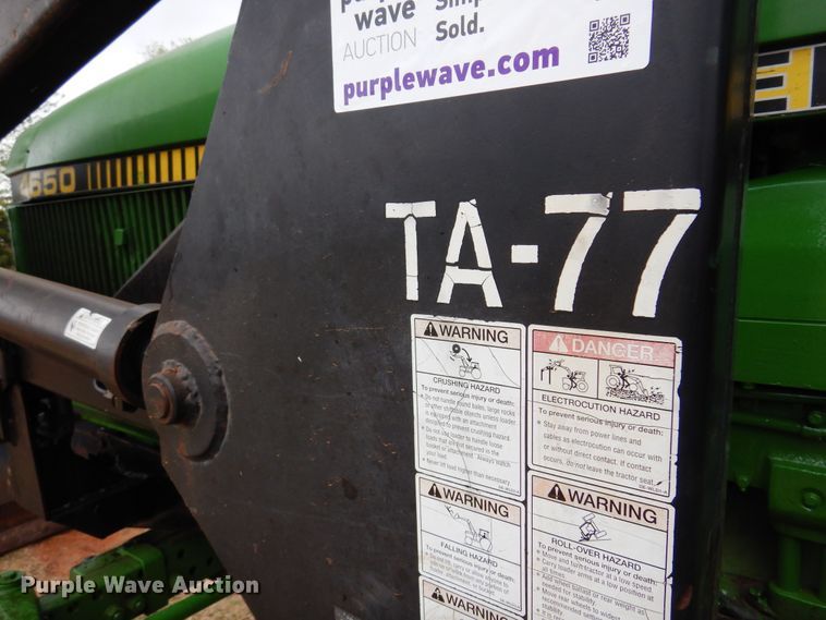 image for item DK0867 1983 John Deere 4650  tractor