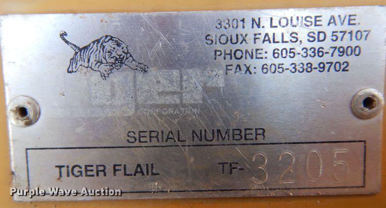 image for item DK0869 Tiger  flail mower