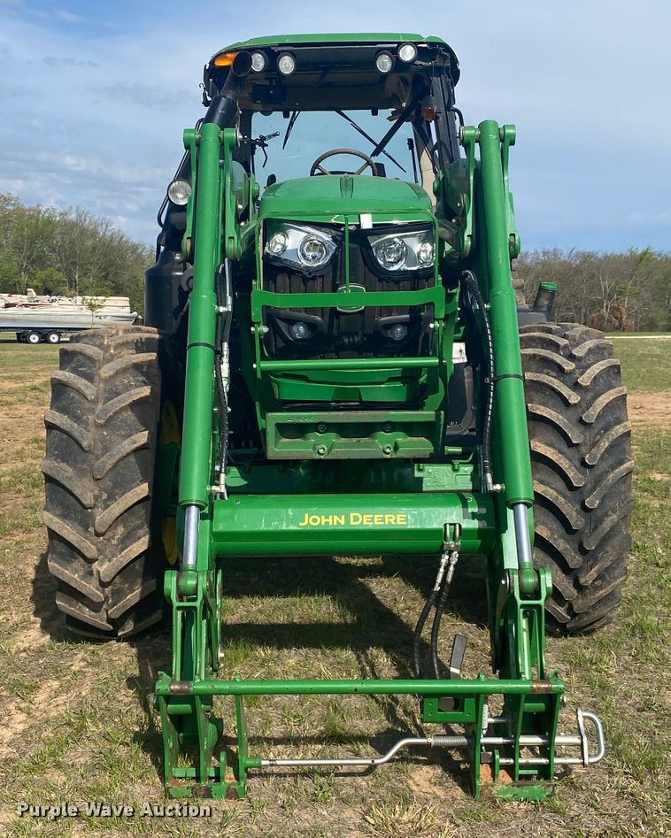 image for item DM4075 2018 John Deere 6155M  MFWD tractor