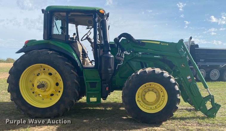 image for item DM4075 2018 John Deere 6155M  MFWD tractor