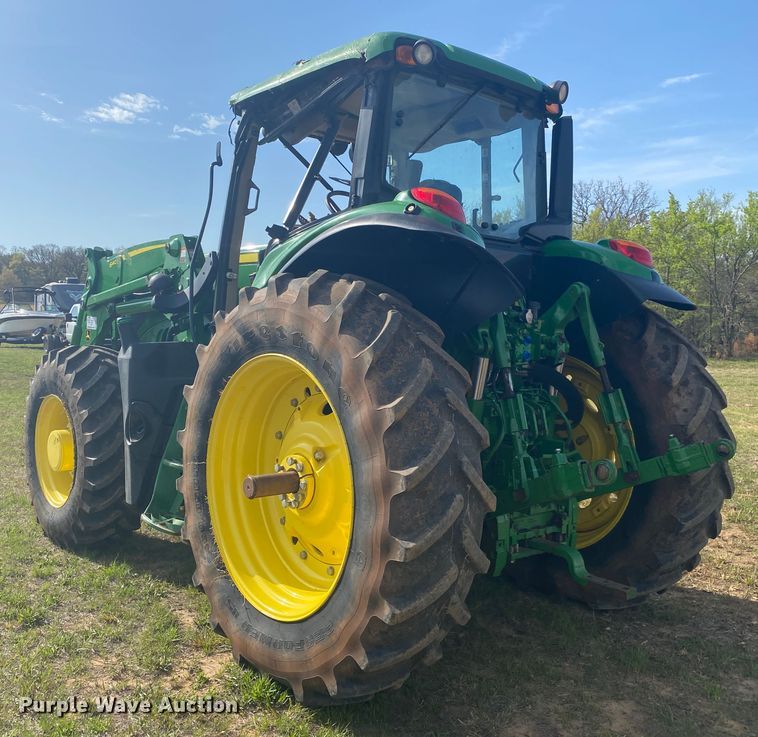 image for item DM4075 2018 John Deere 6155M  MFWD tractor