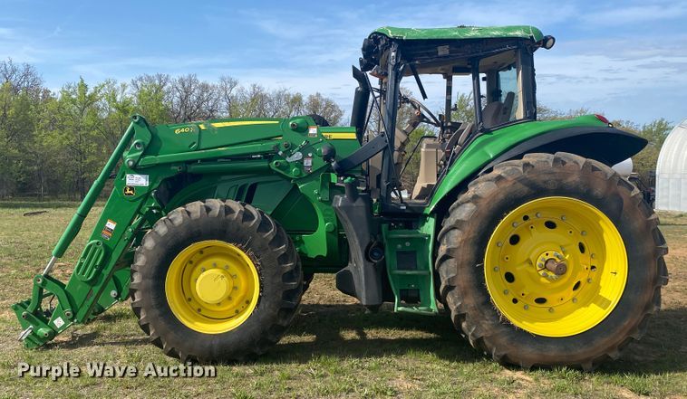 image for item DM4075 2018 John Deere 6155M  MFWD tractor