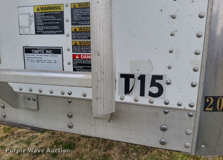 image for item DN6796 2016 Timpte  grain trailer