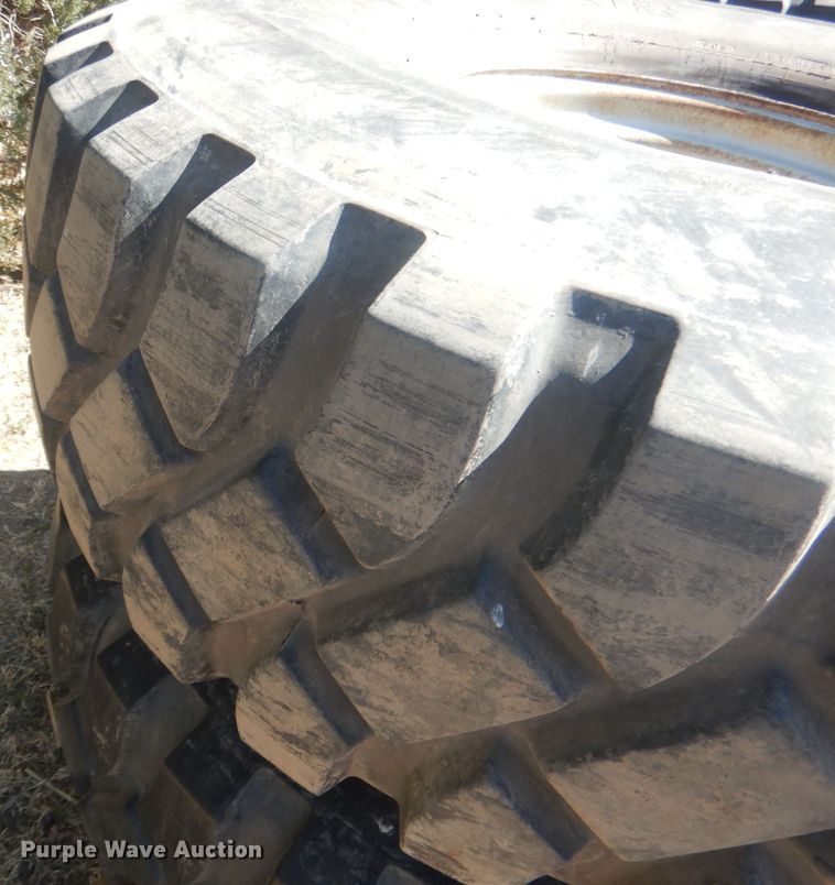 image for item HU9405 (4) Goodyear 16.00R20 tires and wheels