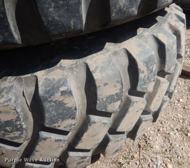 image for item HU9405 (4) Goodyear 16.00R20 tires and wheels