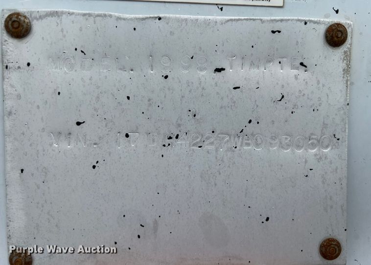 image for item IG9424 1998 Timpte Super Hopper  grain trailer