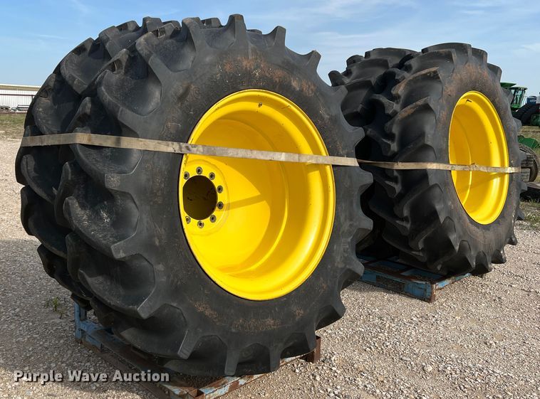 image for item IG9428 (4) 520/85R42 tires and wheels