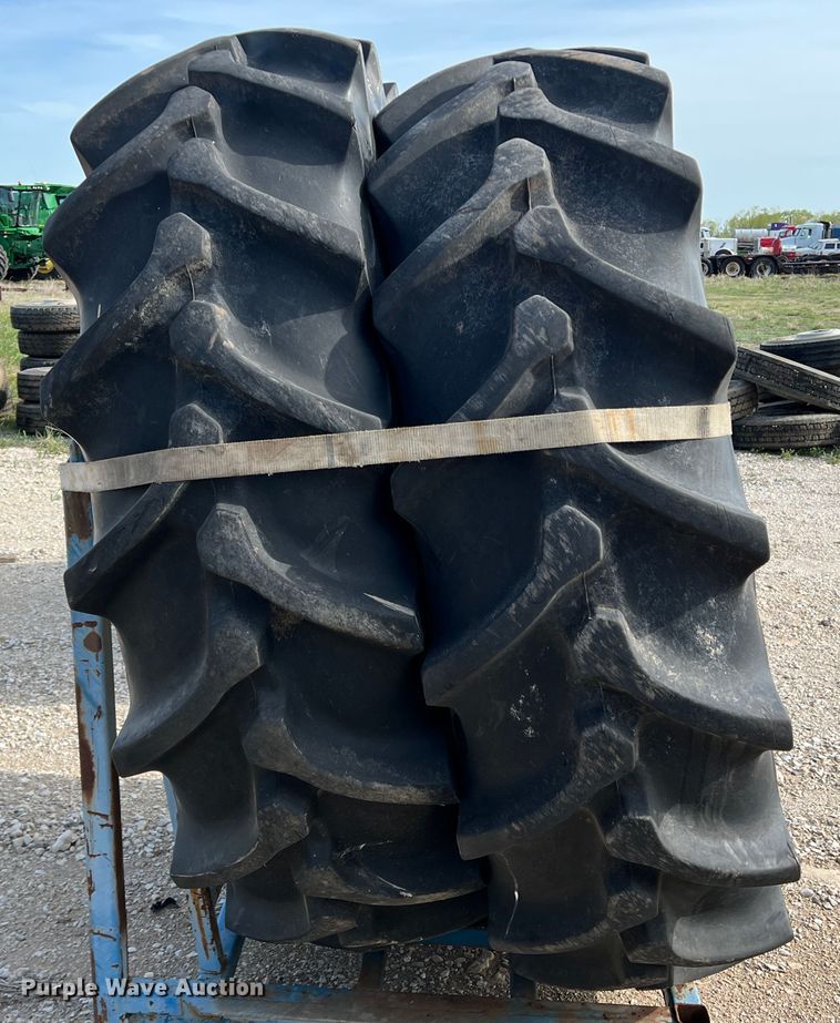 image for item IG9428 (4) 520/85R42 tires and wheels