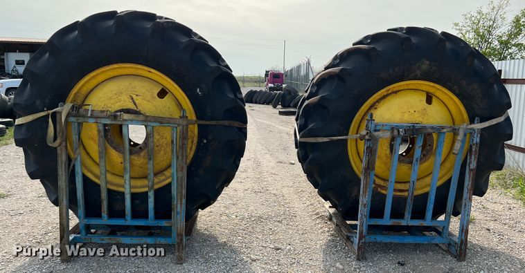 image for item IG9428 (4) 520/85R42 tires and wheels