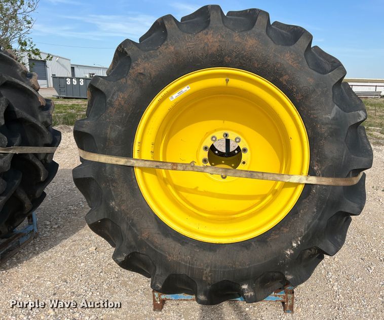 image for item IG9428 (4) 520/85R42 tires and wheels