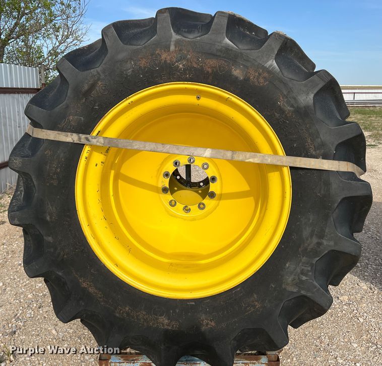 image for item IG9428 (4) 520/85R42 tires and wheels