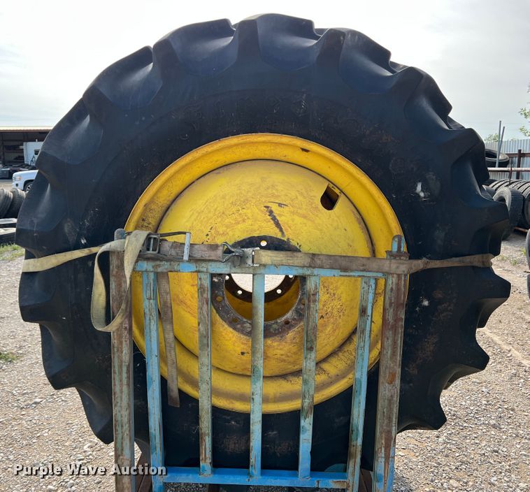 image for item IG9428 (4) 520/85R42 tires and wheels