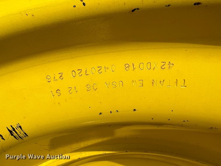 image for item IG9428 (4) 520/85R42 tires and wheels