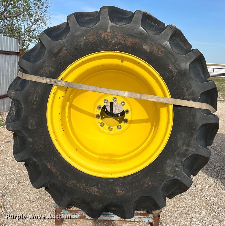 image for item IG9428 (4) 520/85R42 tires and wheels