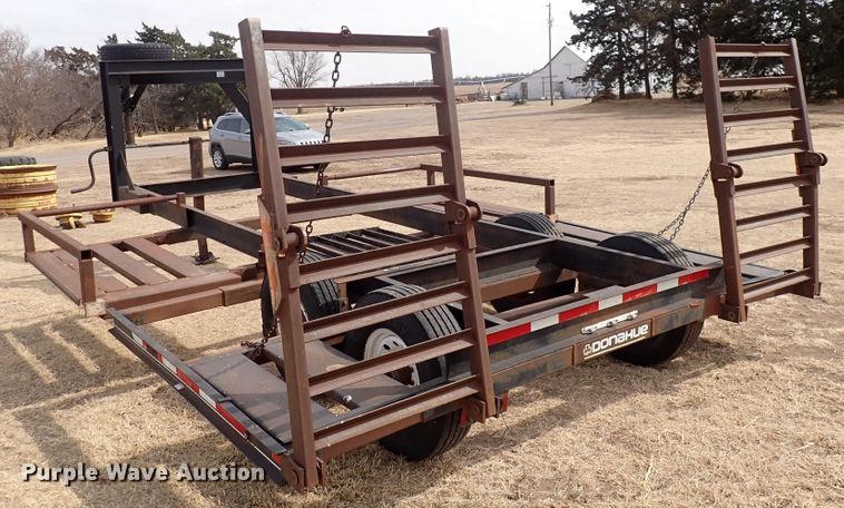 image for item IH9665 1998 Donahue EXG-160  windrower trailer