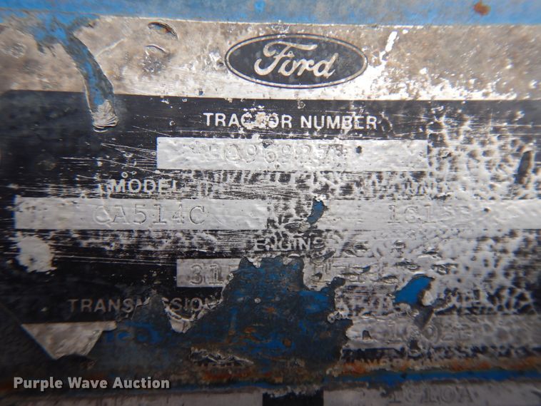image for item KE9290 Ford CA514C  MFWD tractor