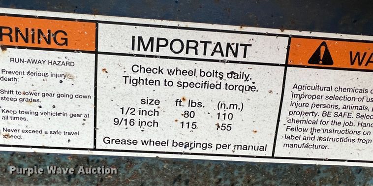 image for item KG9861 Duo Lift  nurse tank trailer