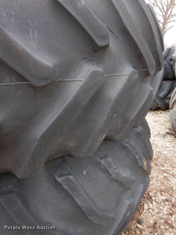 image for item KN9985 (8) Goodyear Dyna Torque 20.8R42 tires and wheels