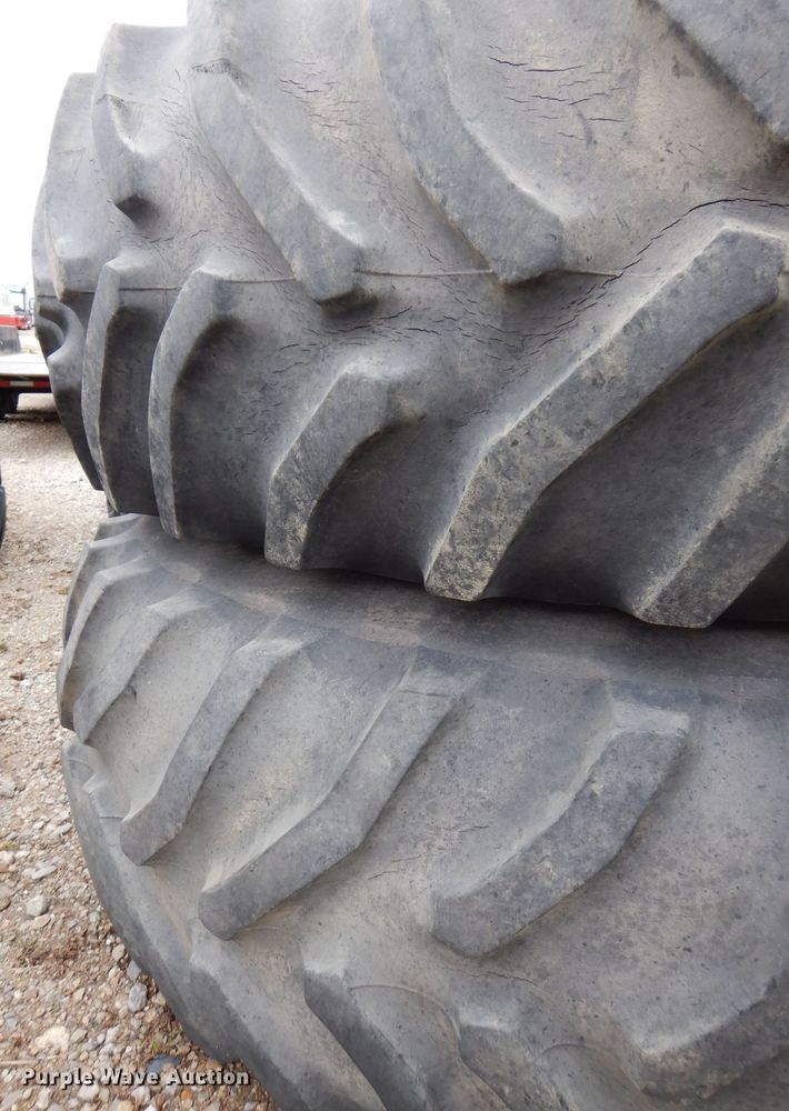 image for item KN9985 (8) Goodyear Dyna Torque 20.8R42 tires and wheels