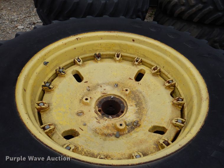 image for item KN9985 (8) Goodyear Dyna Torque 20.8R42 tires and wheels