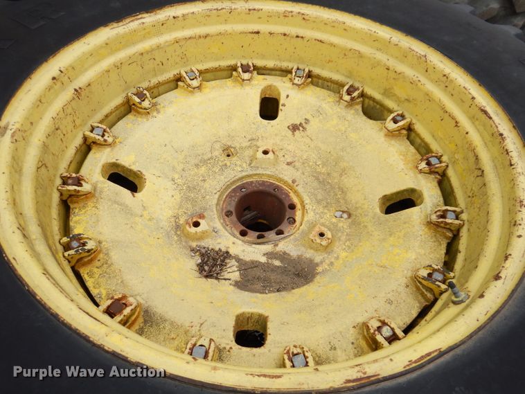 image for item KN9985 (8) Goodyear Dyna Torque 20.8R42 tires and wheels