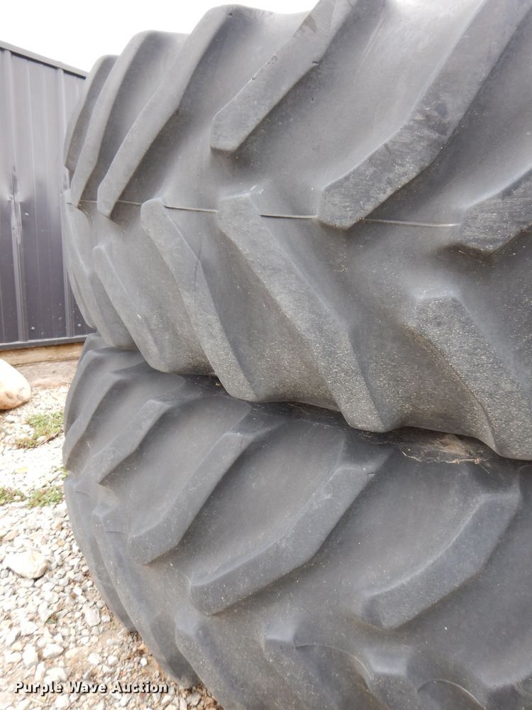 image for item KN9985 (8) Goodyear Dyna Torque 20.8R42 tires and wheels