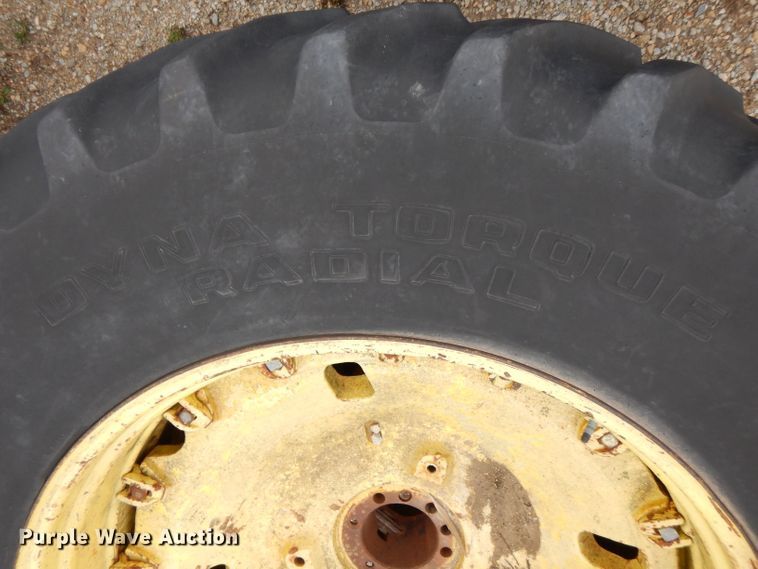 image for item KN9985 (8) Goodyear Dyna Torque 20.8R42 tires and wheels