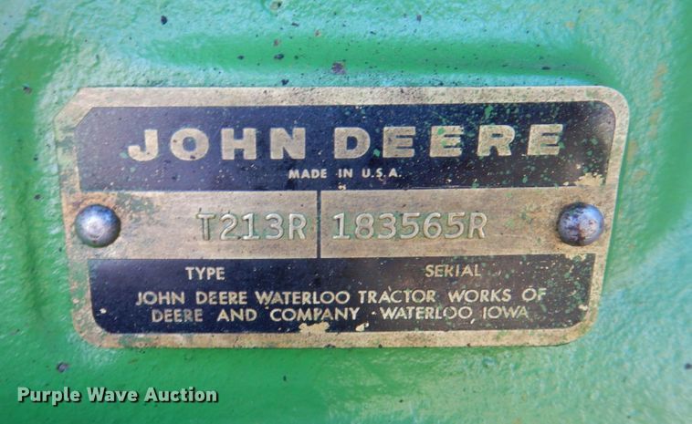 image for item MF9003 1968 John Deere 4020  tractor