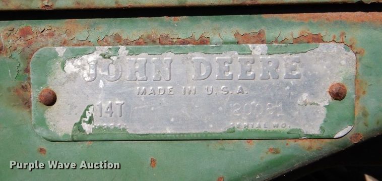 image for item MF9004 John Deere 14T  small square baler