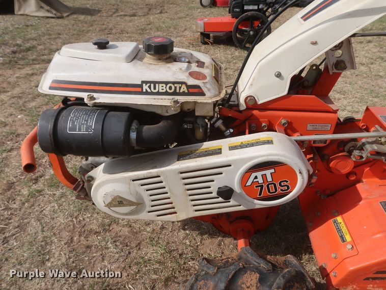 Kubota AT70S rear tine tiller in Ardmore, OK Item JR9488 sold