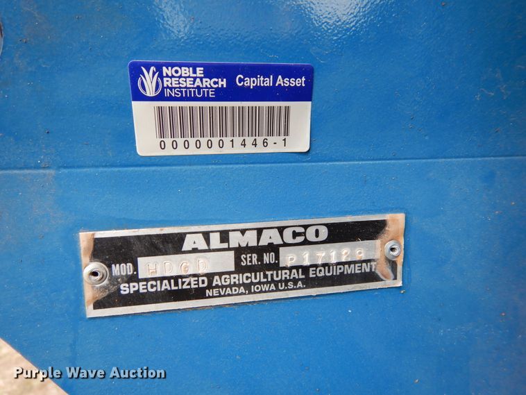 image for item JR9496 2017 Almaco HDGD  grain drill