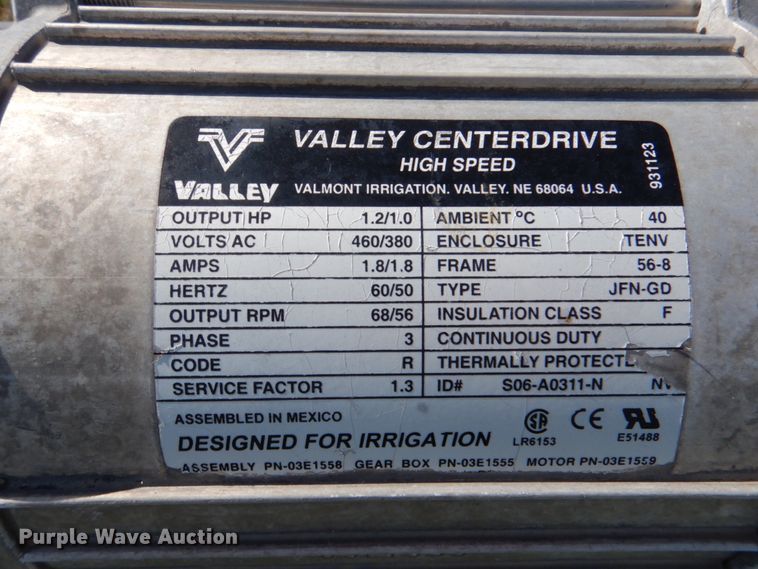 image for item JR9512 Valley  linear irrigation system