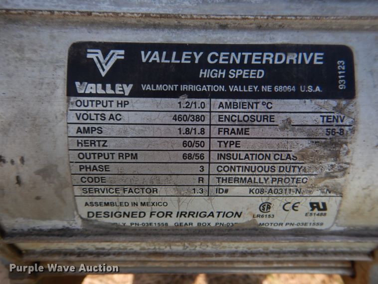 image for item JR9513 Valley  linear irrigation system
