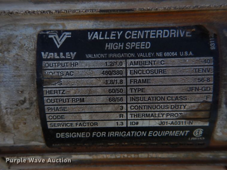 image for item JR9513 Valley  linear irrigation system