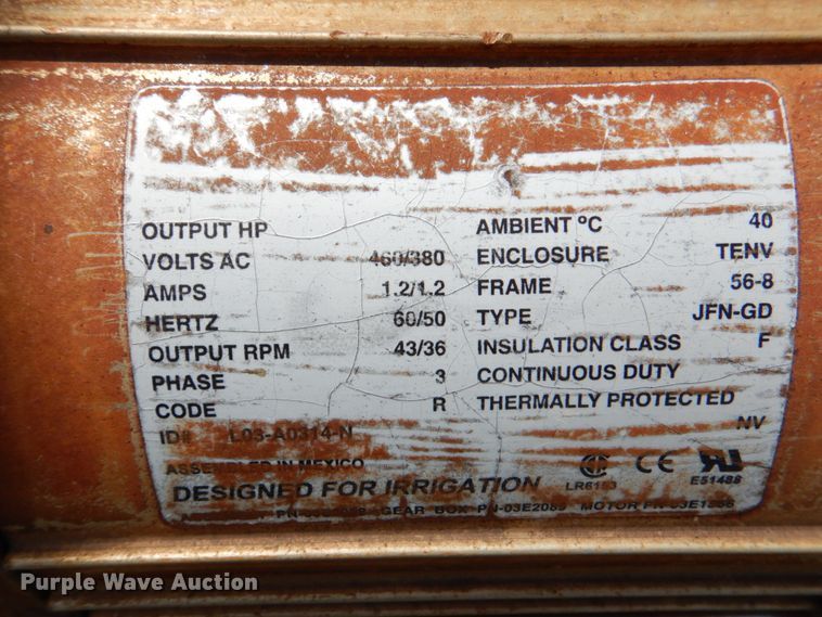 image for item JR9514 Valley  linear irrigation system