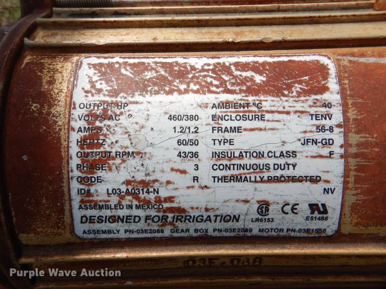 image for item JR9514 Valley  linear irrigation system